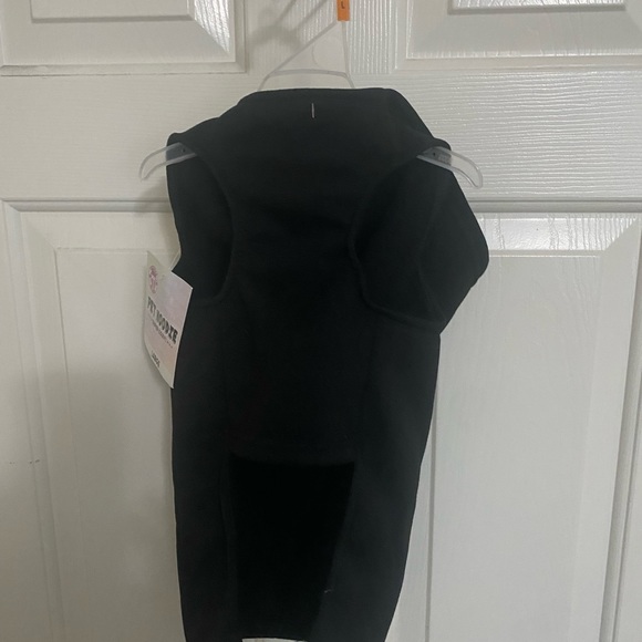 Dog Hoodie Cute but Crazy Black Printed Pet Puppy Small funny gift NWT - Picture 2 of 4